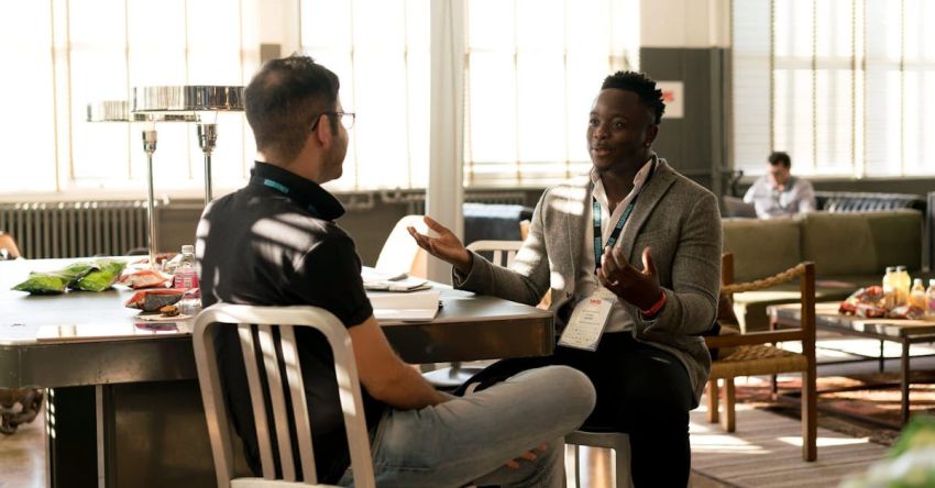 Mentor - Photo of Men Having Conversation